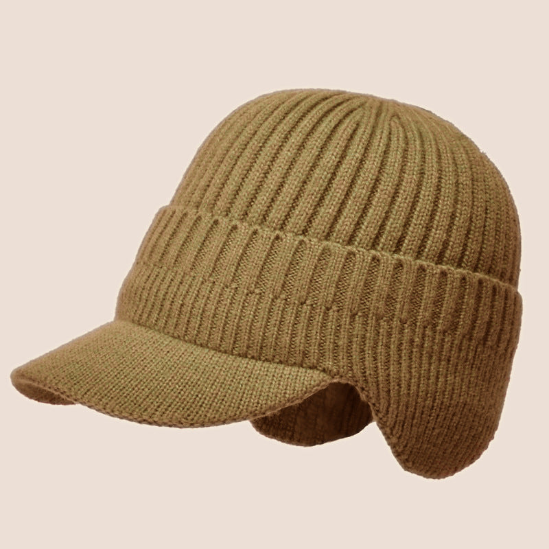 Men's Outdoor Warm Ear Protection Knitted Hat