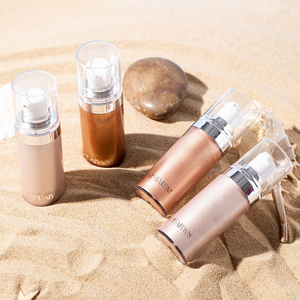 Maquillage Illuminateur Liquide Visage Jambes Correcteur Pailleté Liquide Bronzant Cosmétiques Éclat du Visage