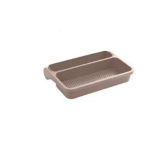 Kitchen Punch-free Drain Rack Vegetables Fruits Cleaning Drain Basket Folding Rack Home Storage Rack Kitchen Storage Shelf