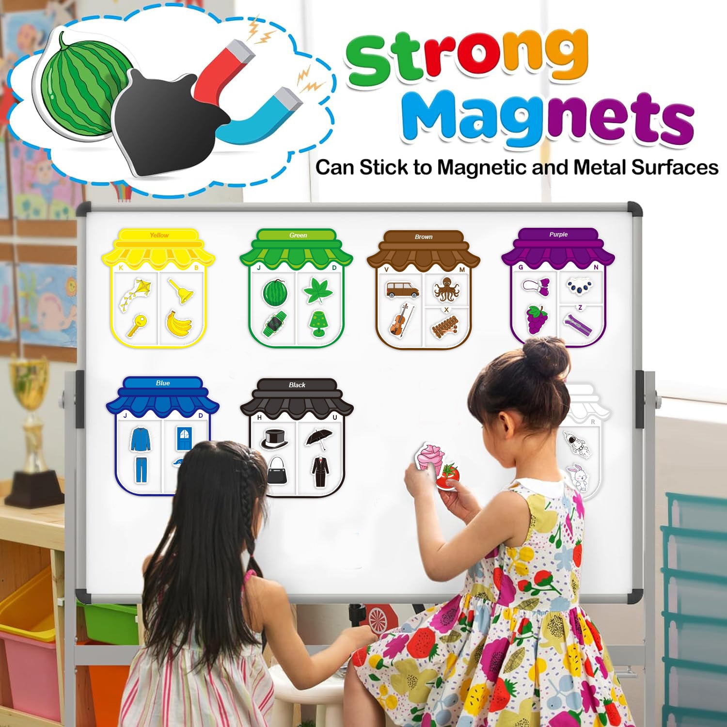 Magnetic Color Assorted Toys Alphabet Game Learning Refridgerator Magnets