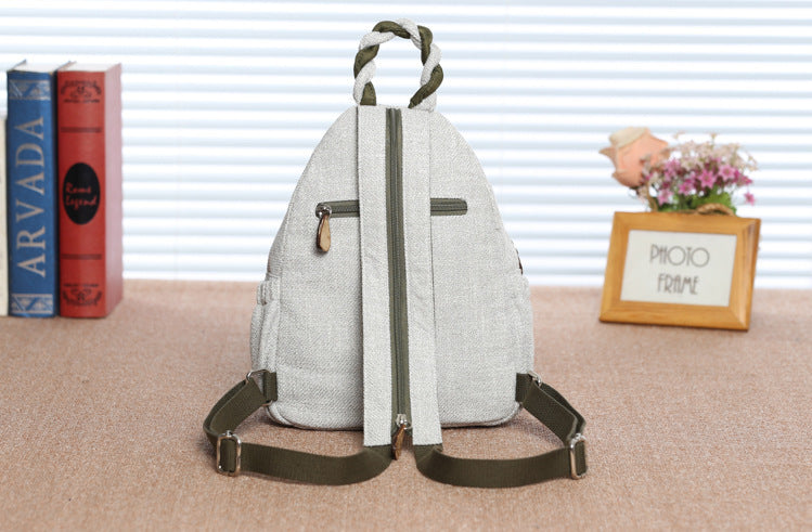 Female art small  travel backpack chest bag