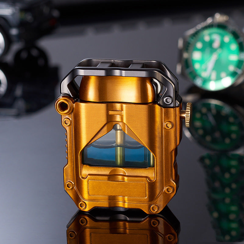 Kerosene Lighter Transparent Metal Personality