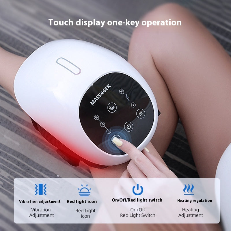 New Knee Massager Household Heating Red Light Vibration