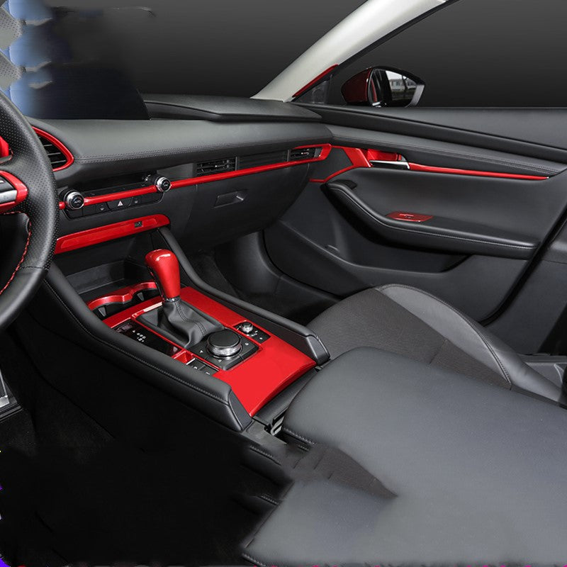 Decorative sequin stickers for interior control gears