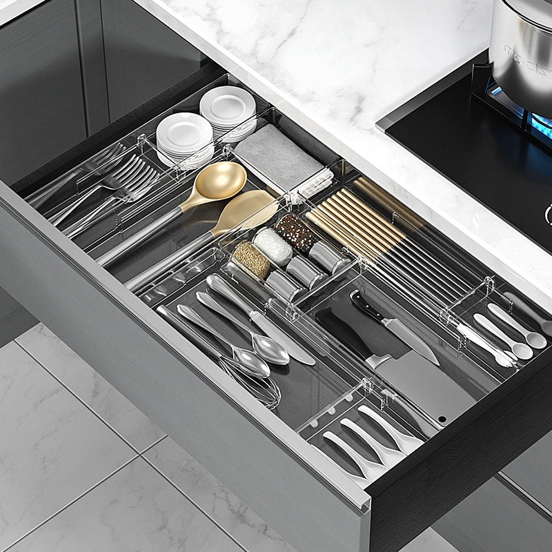 Kitchen Drawer Storage Partition Simple Chopsticks Knife And Fork Tableware