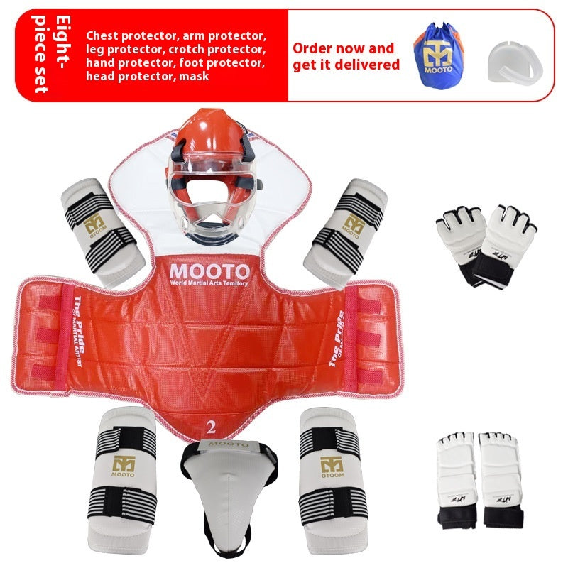 Taekwondo Protective Gear Thickened Combat Equipment Complete Set
