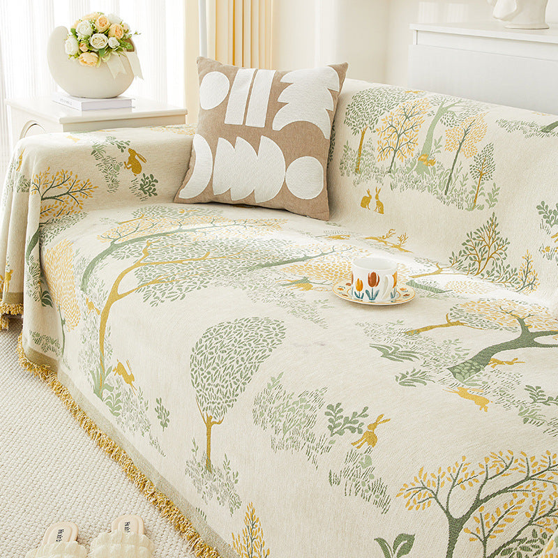 Plant Flower Sofa Cover All-inclusive Universal