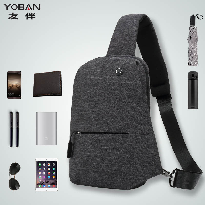 Simple leisure, single shoulder, slant, slant, waterproofing, Oxford cloth slung bag