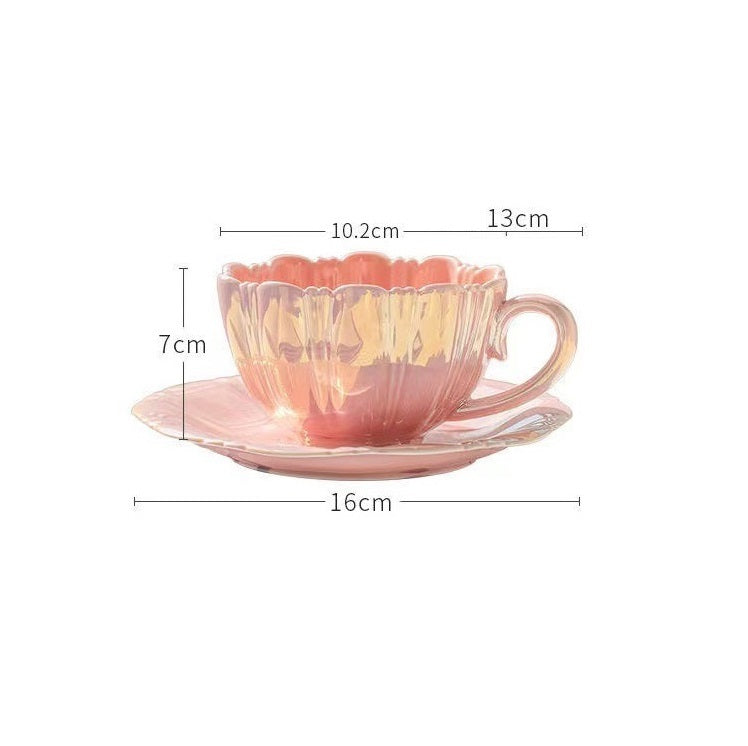 Delicate Afternoon Tea Ceramic Cup And Plate