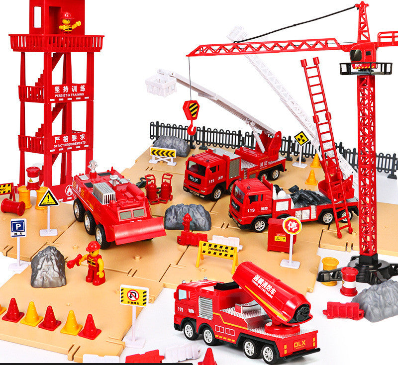 Children's Construction Vehicle Toy Set Large Boy Excavator