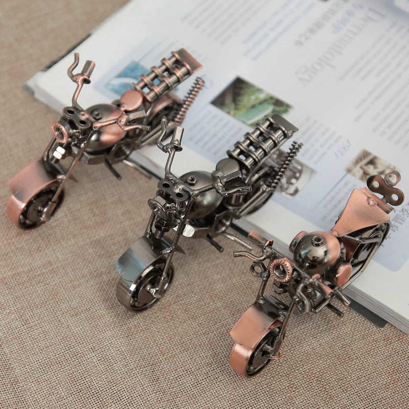 Vintage Little  Motorcycle Home Accessories Handmade Metal Pendant