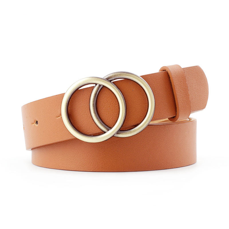 Fashion Ladies Without Needle Hollow Belt