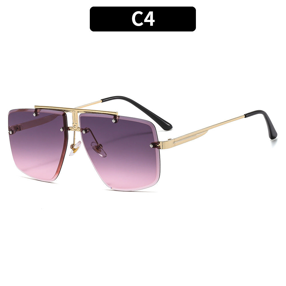 Lunettes de soleil rétro carrées pour hommes