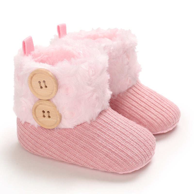 Thermal Soft Soled Men And Women Baby Toddler Shoes