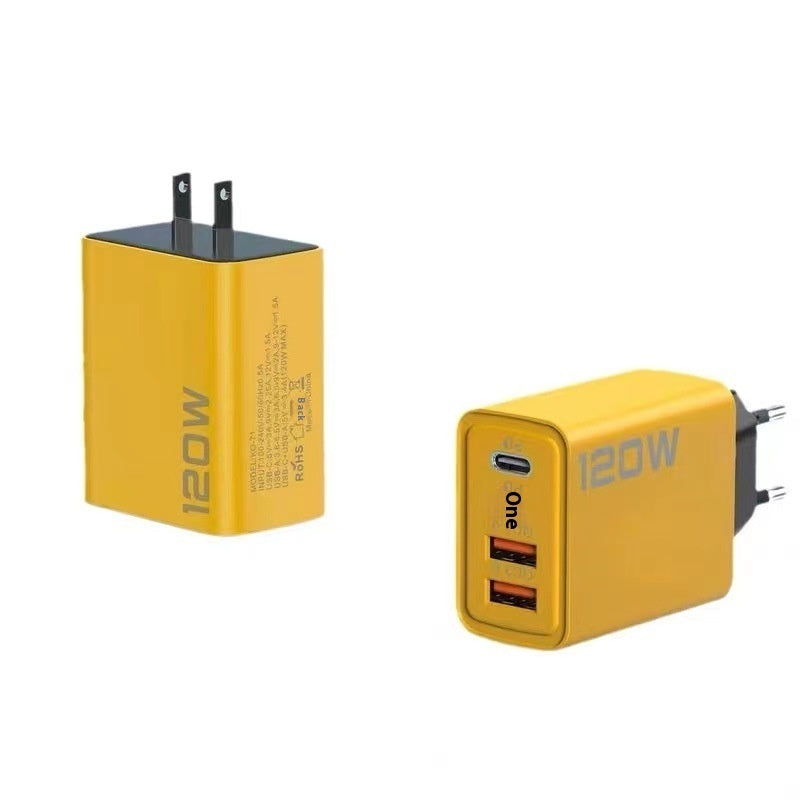 120W Smart Phone Fast Charge Charger Multi-port