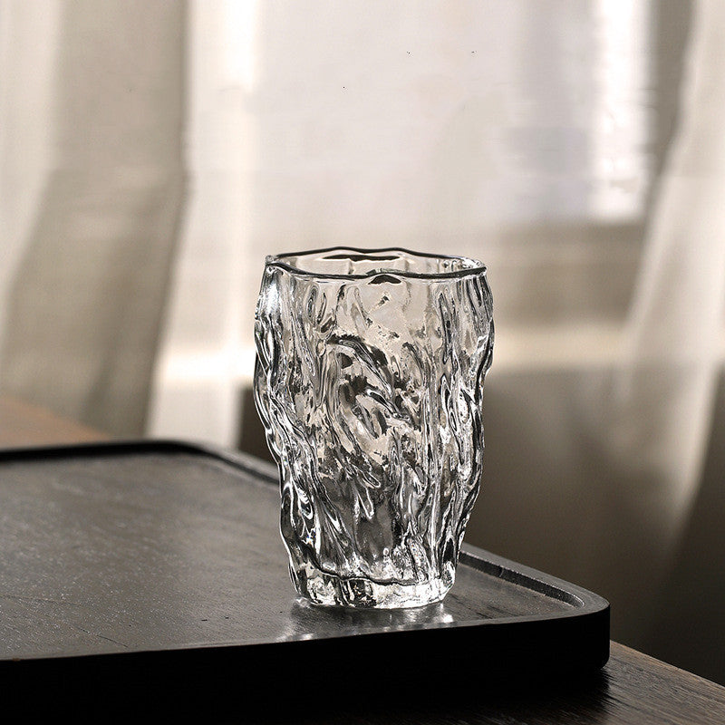 Glass Hammered Japanese Kung Fu Tea Cup