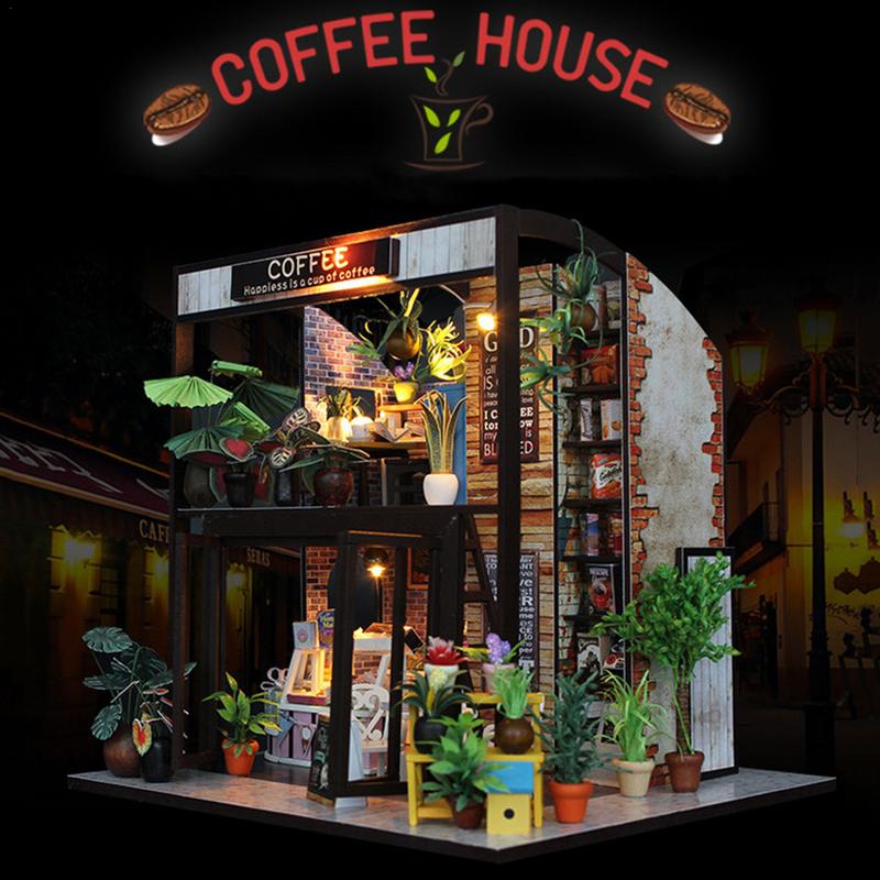 DIY hut Chinese style shop series hand-assembled villa