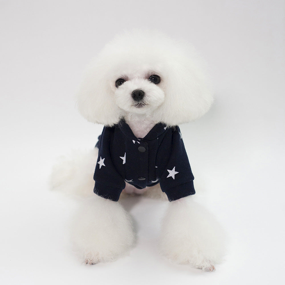 Pet Dog Fashion Pentagram Print Sweatshirt