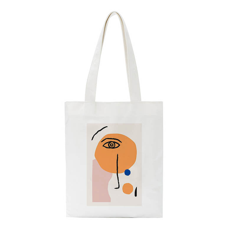 Facebook Print Large Capacity Canvas Bag