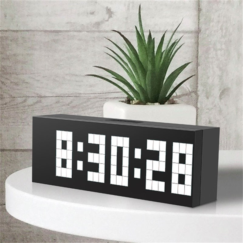 LED fashion digital silent luminous electronic alarm clock