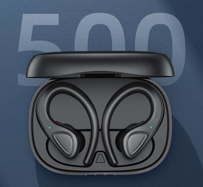 Private Model Bluetooth Headset Binaural Wireless Sports Hanging Ear Type