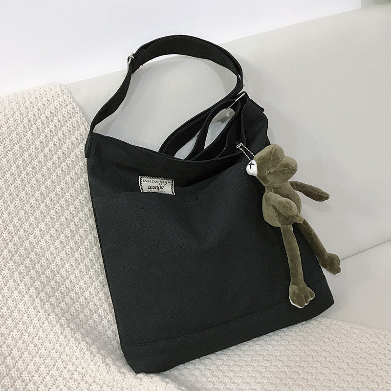 Crossbody Japanese large-capacity canvas bag
