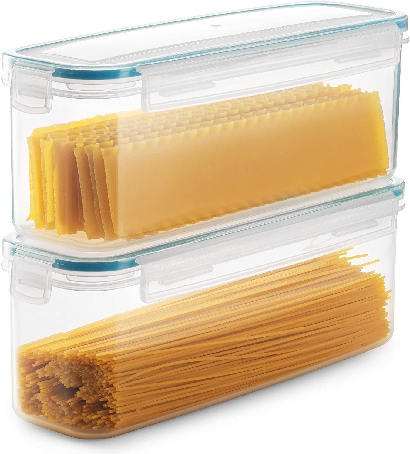 Refrigerator Plastic Noodle Storage Box With Cover Transparent Extension With Cover