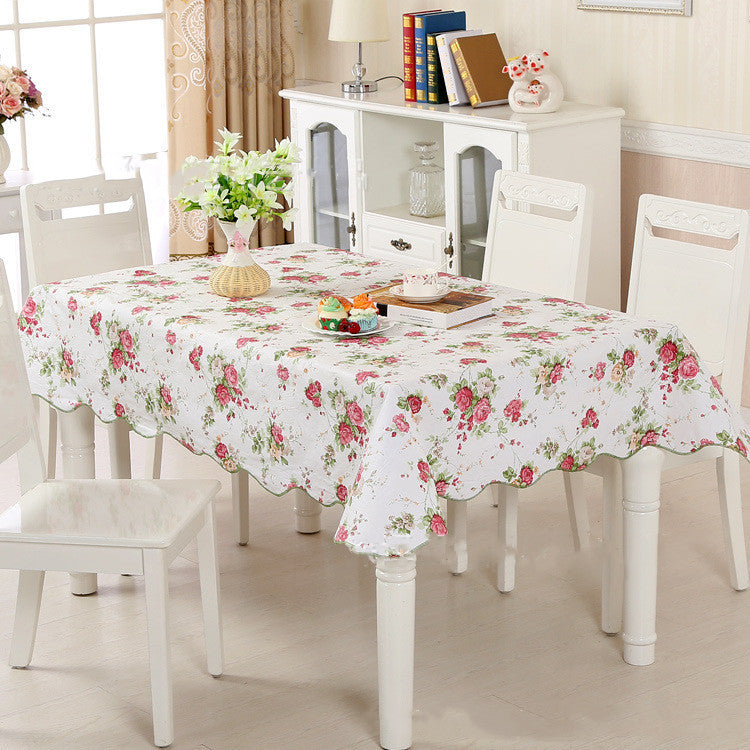 Waterproof Tablecloth Disposable Plastic Rectangular Household