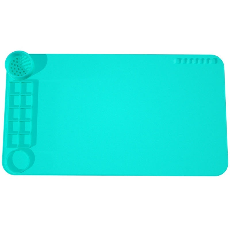 Children's New Silicone Graffiti Painting Mat Puzzle Cute Clear Drawing Light Color Coloring Book In Stock Wholesale