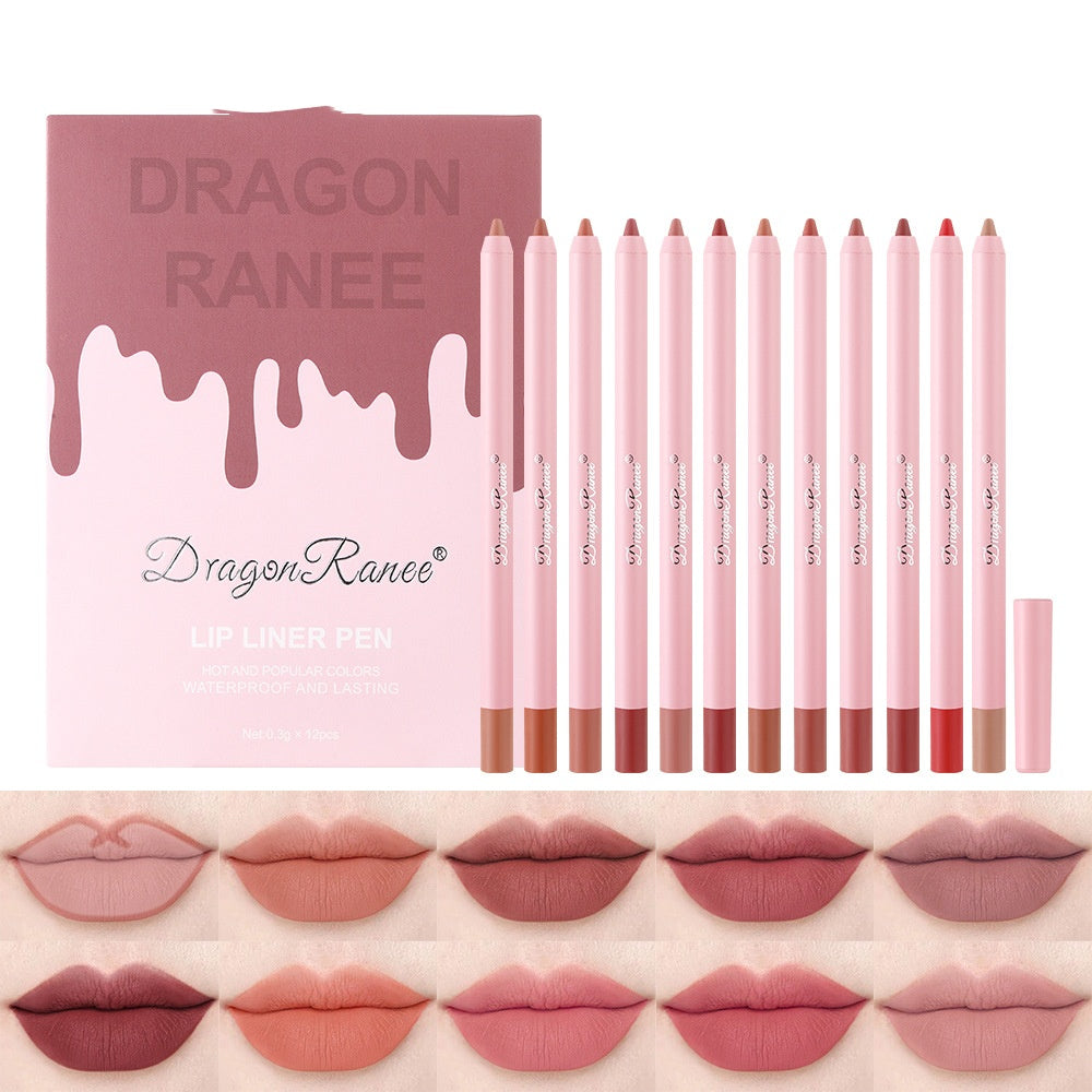 Lip Liner Waterproof Matte Finish Hook Lipstick