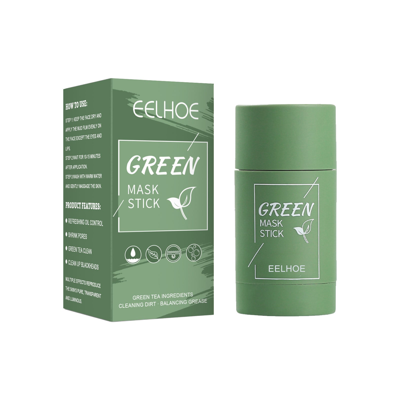 Deep Cleaning And Moisturizing Facial Mask Stick Shrinks Pores