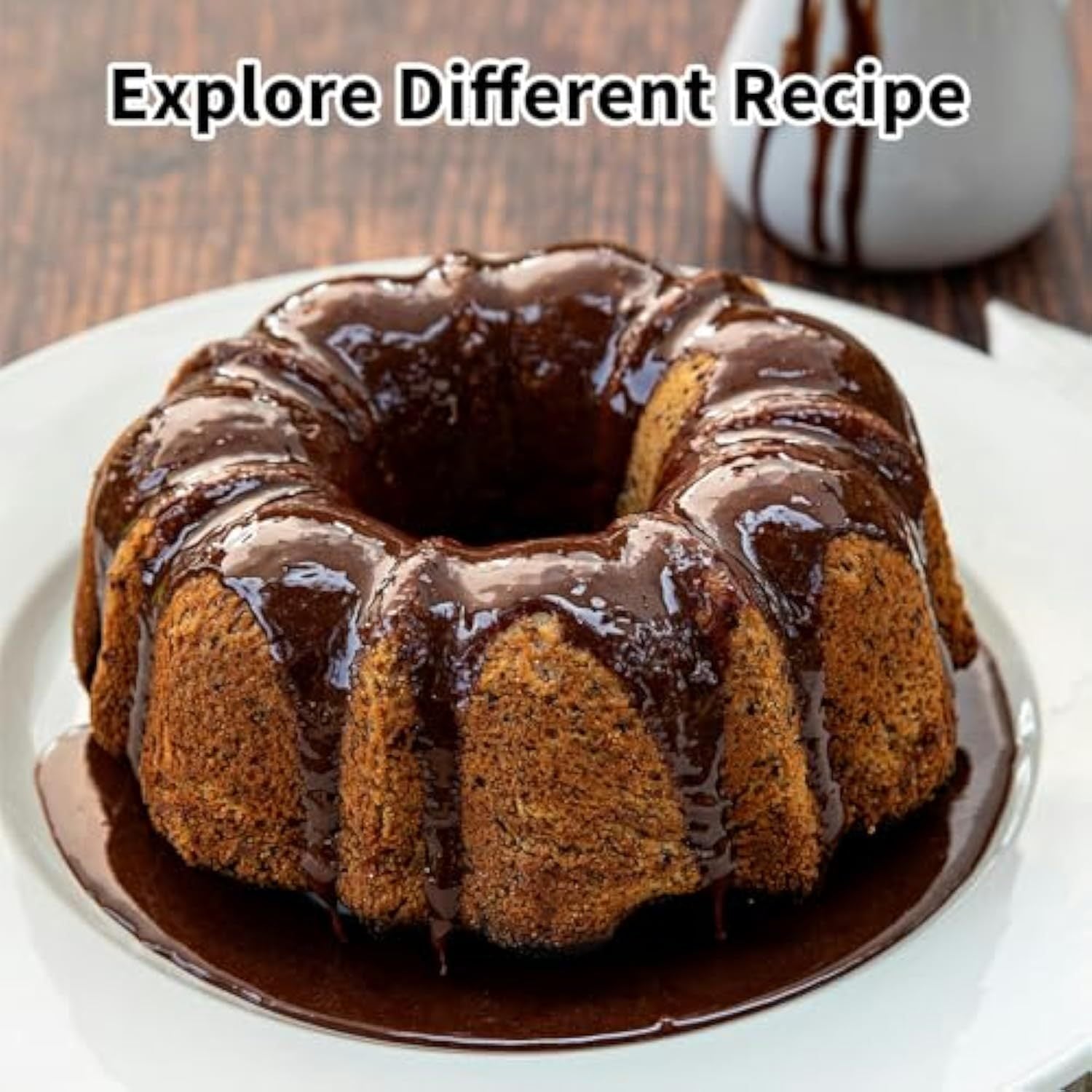 Non-stick Cake Pan Heavy Duty Carbon Steel Fluted Tube Round Cake Baking Pan Pound Cake Pan Buntz Cake Pan Tube Bakeware Cake Mold Baking Mold For Jello Gelatin Chocoflan Flan