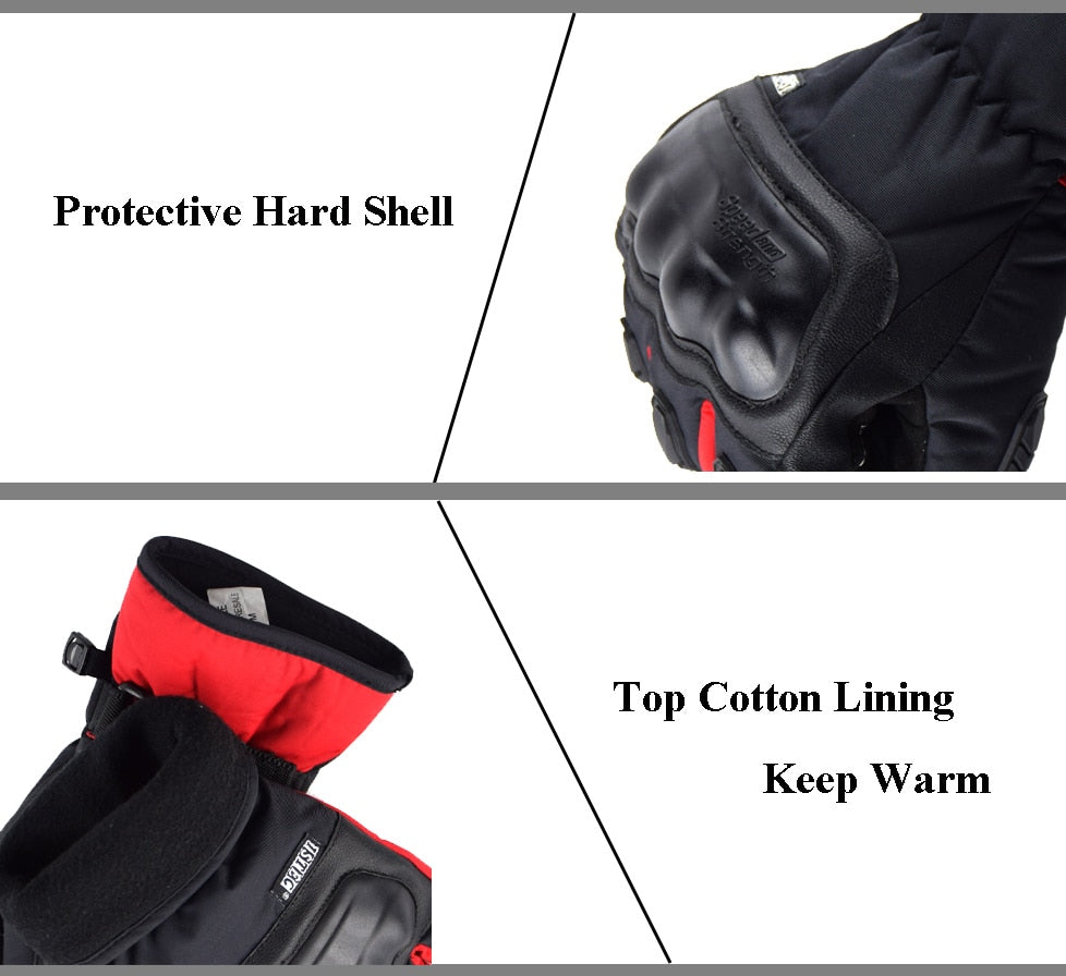 Motorcycle Gloves 100 Waterproof Windproof Winter Warm Guantes Moto Luvas Touch Screen Motosiklet Eldiveni Protective