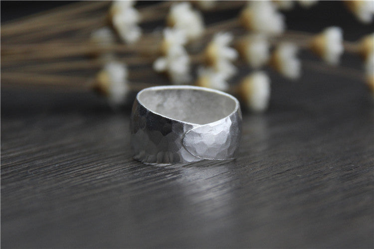 Chiang Mai handmade ring in sterling silver