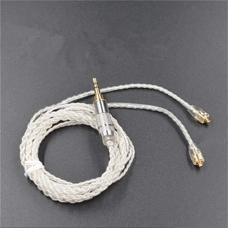 Silver-plated headphone upgrade cable
