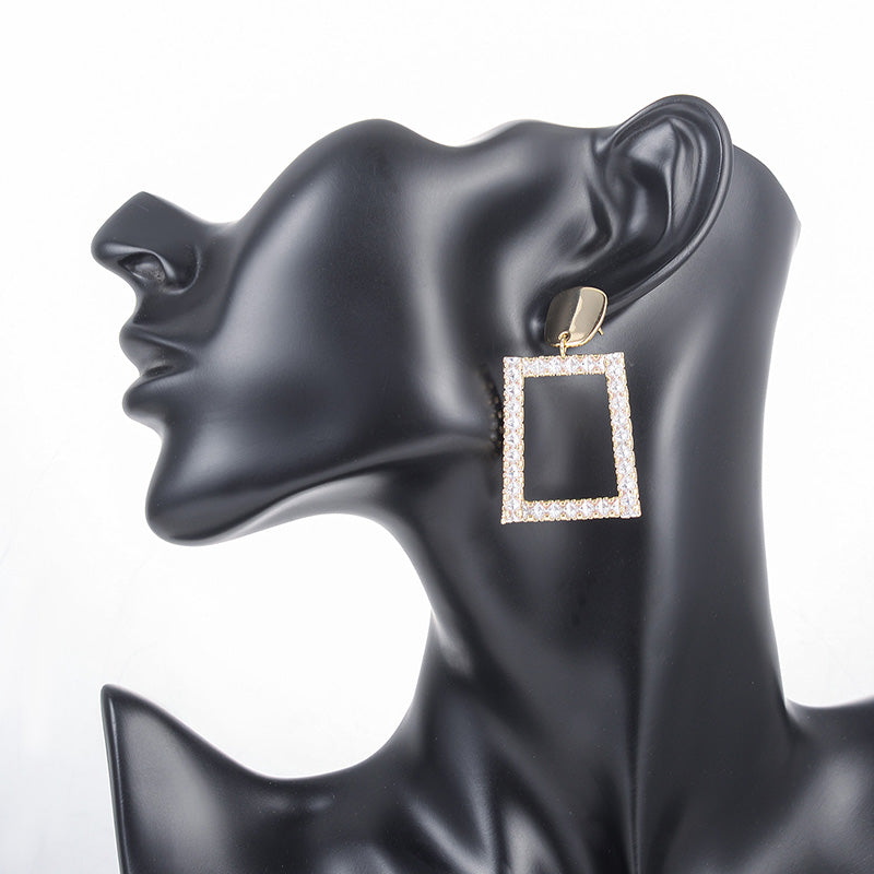 Fashion Metal Irregular Pop Earrings