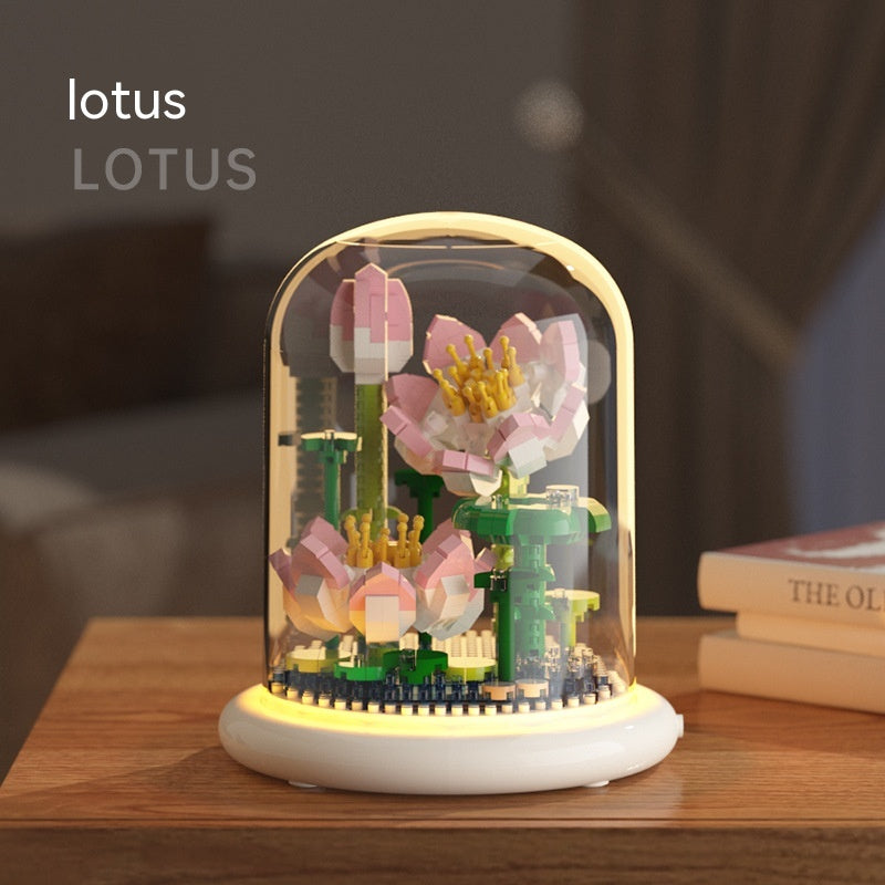 Sunflower Rose Succulent Assembled Toy
