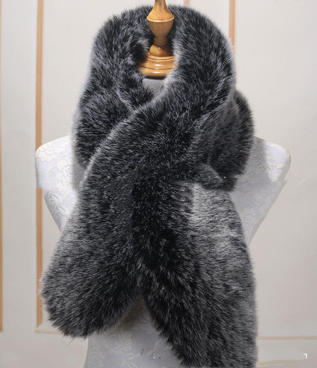 All-match Scarf Bib Shawl Female Gray
