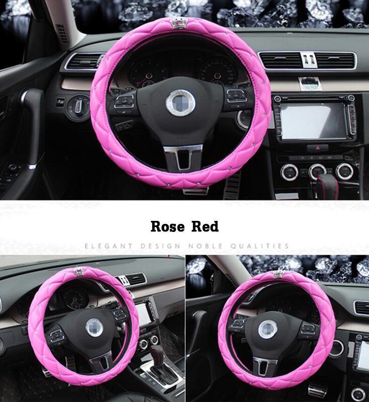 Car Steering Wheel Cover DAD Crown Diamond