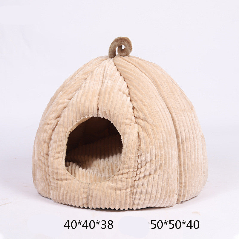 Deep Sleep Large Removable And Washable Pumpkin Cat Litter
