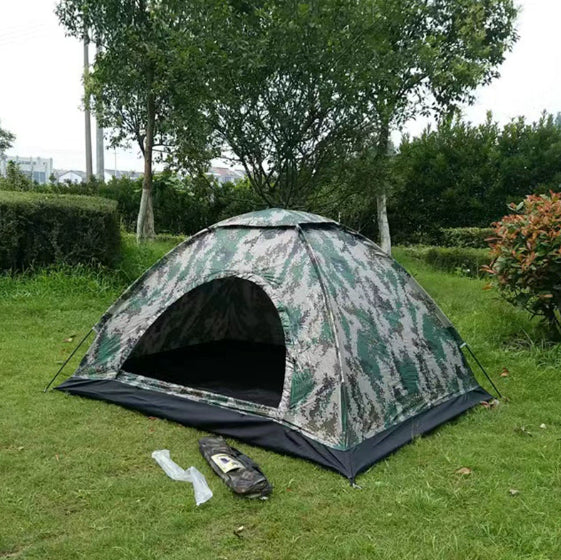 Outdoor double single layer camouflage tent tourist tent
