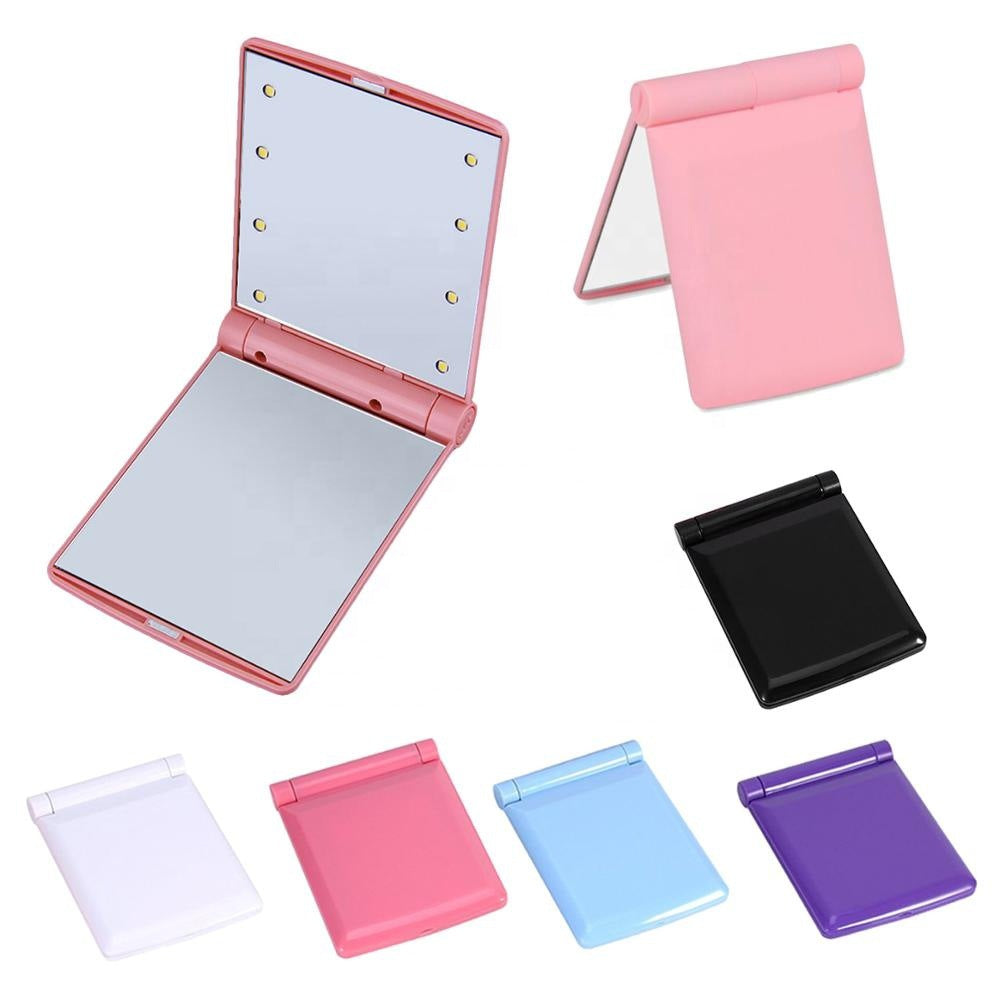 Gift Mirror Portable Pocket Makeup Mirror With Light