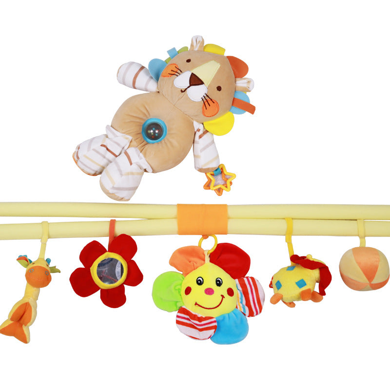 Tapis de jeu musical Lion à grosse tête, tapis d'éveil pour bébé, tapis rampant, jouets éducatifs