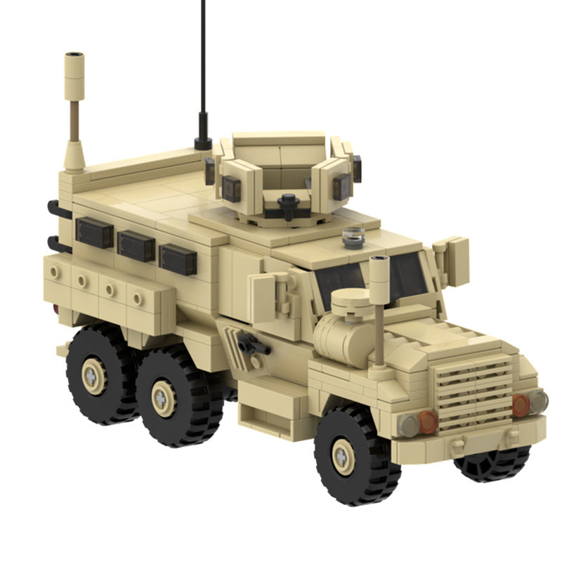 MOC-67379 6x6 Mine Anti-ambush Vehicle Military Model Toy