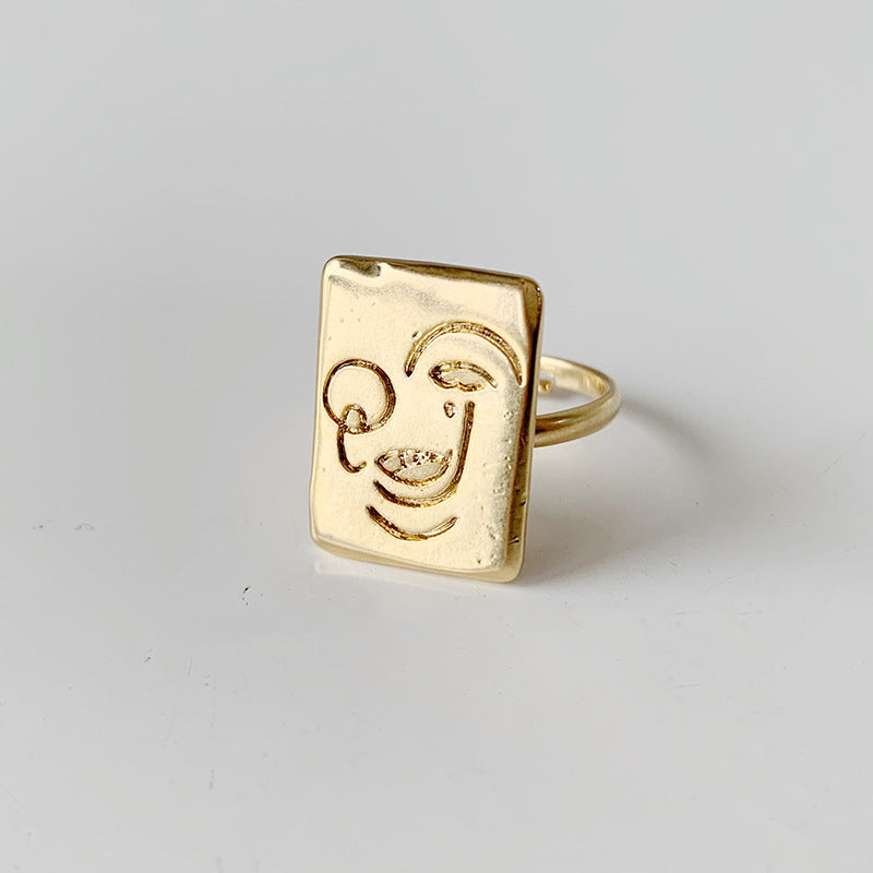 Fashionable and simple braided  ring