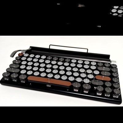 Wireless Bluetooth Lipstick Steampunk Mechanical Keyboard