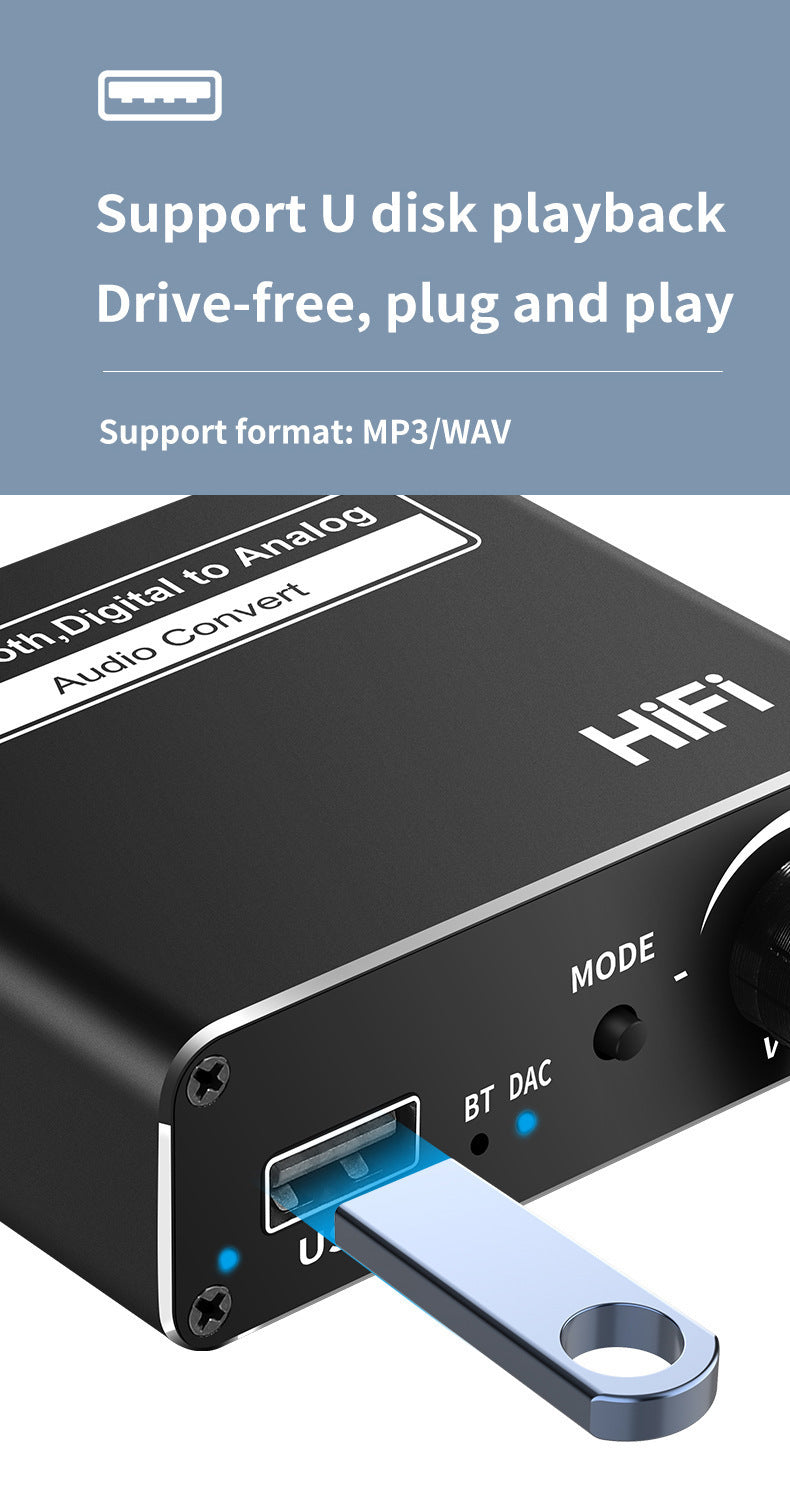 Digital To Analog 3.5MM Audio Converter