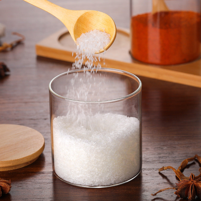 Glass seasoning bottle seasoning box set