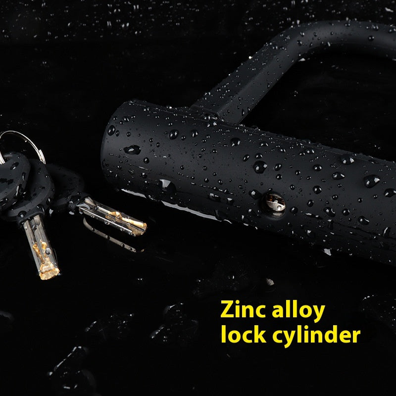 Anti-theft Anti-skid Bicycle U-lock Security Steel Cable