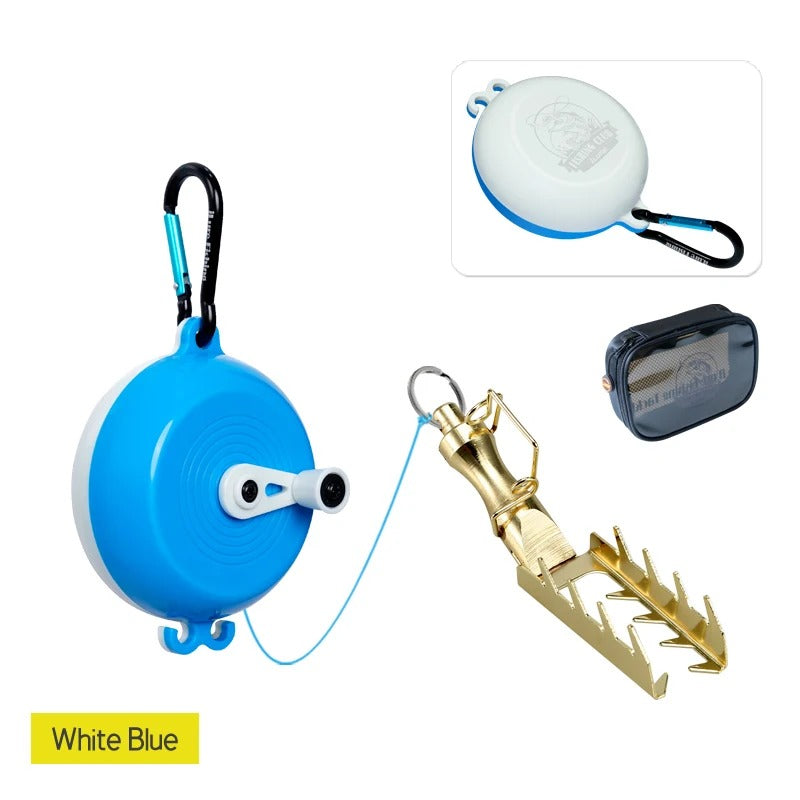 Ilure Lure Of Fishing Gear Sequined Iron Plate Hanging Bottom Lifter Wukong Bait Lifter With 30 M Line Cross-border E-commerce